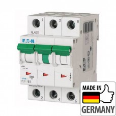 Автоматичний вимикач PL7 Eaton, 6А, 3-полюсний PL7-B6/3