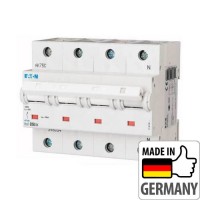 Автоматичний вимикач Eaton PLHT-B50/3N, 50А, 3+N, B, 25кА (248054) Автоматичний вимикач Eaton PLHT-B50/3N, 50А, 3+N, B, 25кА (248054)