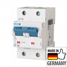 Автоматичний вимикач Eaton PLHT-D20/2, 20А, 2P, D, 25кА (248016)