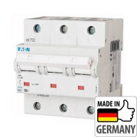 Автоматичний вимикач Eaton PLHT-C50/3, 50А, 3P, C, 25кА (248037)