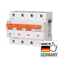 Автоматичний вимикач Eaton PLHT-C63/3N, 63А, 3+N, C, 25кА (248064) Автоматичний вимикач Eaton PLHT-C63/3N, 63А, 3+N, C, 25кА (248064)