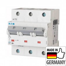 Автоматичний вимикач Eaton PLHT-D80/3, 80А, 3P, D, 20кА (248048)