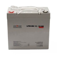 ⚡Акумулятор мультигелевий LogicPower LPM-MG 12 - 55 AH (3873) ⚡Акумулятор мультигелевий LogicPower LPM-MG 12 - 55 AH (3873)