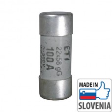 Циліндричний запобіжник ETI серії CH22x58 gL/gG (100А)