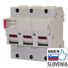 Разъединитель EFD14 3p для цилиндрических предохранителей CH14x51