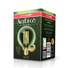 Декоративная лампа "шар" Eurolamp ArtDeco G95 60W E27 2700K dimmable