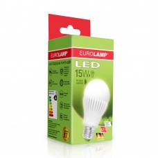 Світлодіодна LED лампа Eurolamp ЕКО серія "D" А65 15W E27 4000K Світлодіодна LED лампа Eurolamp ЕКО серія "D" А65 15W E27 4000K