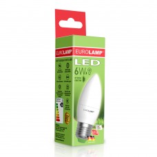 Світлодіодна LED лампа Eurolamp ЕКО серія "D" CL 6W E27 4000K