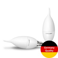 Світлодіодна лампа "свічка на вітрі" Eurolamp ЕКО серія "D" 6W E14 3000K (50)