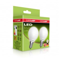 Світлодіодна LED лампа Eurolamp ЕКО серія "D" G45 5W E14 4000K