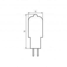 Світлодіодна LED лампа Eurolamp капсульна Plastic G4 2W G4 3000K 220V (1000)