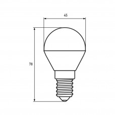 Світлодіодна LED лампа Eurolamp ЕКО серія "D" G45 5W E14 3000K Світлодіодна LED лампа Eurolamp ЕКО серія "D" G45 5W E14 3000K