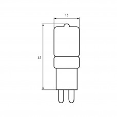 Світлодіодна LED лампа Eurolamp G9 3W 4000K