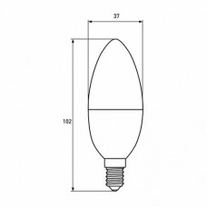 Светодиодная лампа Eurolamp ЕКО серия "D" CL прозрачная 8W E14 3000K Светодиодная лампа Eurolamp ЕКО серия "D" CL прозрачная 8W E14 3000K