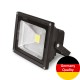 LED-прожектор Euroelectric COB 20Вт, 6500K (чорний) LED-прожектор Euroelectric COB 20Вт, 6500K (чорний)