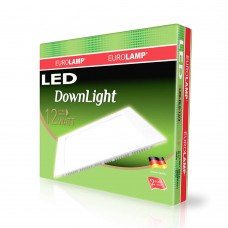 Вбудована LED-панель Eurolamp квадратна 12W 3000K 220V (LED-DLS-12/3) Вбудована LED-панель Eurolamp квадратна 12W 3000K 220V (LED-DLS-12/3)