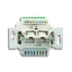 Механизм двойной компьютерной розетки Jung ECO profi  RJ46 Cat6 (не экранированная) (EPUAE8-8UPOK6US)