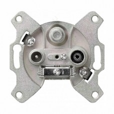 Механизм проходной TV+R+SAT розетки Jung ECO profi (арт. S4110)