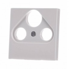 Накладка на TV+R+SAT-розетку Jung ECO profi. Цвет "Алюминий" (арт. A561BFPLSATAL)