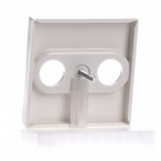 Накладка на TV+R-розетку Jung ECO profi. Цвет "Слоновая Кость" (арт. A561PLTV)