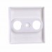Накладка на TV+R-розетку Jung ECO profi. Цвет "Белый" (арт. A561PLTVWW)