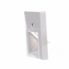 Накладка на двухпортовую информационную розетку Jung ECO profi. Цвет "Слоновая Кость" (арт. A569-2BFPLUA)