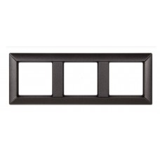 Рамка тримісна Jung ECO profi. Колір: Антрацит