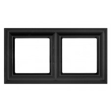 Рамка двомісна Jung ECO profi Design. Колір: Антрацит