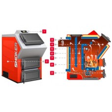 Твердопаливний котел тривалого горіння Kolton Smoker-12, 12 кВт Твердопаливний котел тривалого горіння Kolton Smoker-12, 12 кВт
