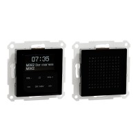 Цифровой радио модуль Merten System M з FM/DAB/Bluetooth с динамиком черный (MTN4375-0303)