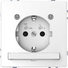 MTN2304-6035 Розетка з/к с LED модулем Merten D-Life "Белый лотос"