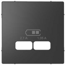 MTN4367-6034 Накладка для USB-розетки Merten D-Life "Антрацит"