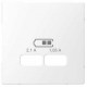 MTN4367-6035 Накладка для USB-розетки Merten D-Life "Белый Лотос" MTN4367-6035 Накладка для USB-розетки Merten D-Life "Белый Лотос"