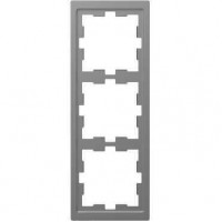 MTN4030-6536 Рамка 3-постовая Merten D-Life "Нержавеющая Сталь" MTN4030-6536 Рамка 3-постовая Merten D-Life "Нержавеющая Сталь"
