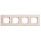⚡Рамка четырехместная серии Despina (Mono Electric) Слоновая кость