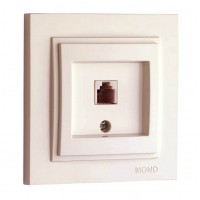 ⚡Розетка TF Евро (623K) серии Despina (Mono Electric) Слоновая кость