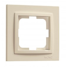 ⚡Рамка одинарная серии Despina (Mono Electric) Кремовая