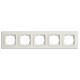 Рамка п'ятірна серії Despina (Mono Electric) Біла