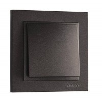 ⚡Выключатель одноклавишный серии Despina (Mono Electric). Цвет Графит