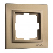 ⚡Рамка одноместная серии Despina (Mono Electric). Цвет Титан