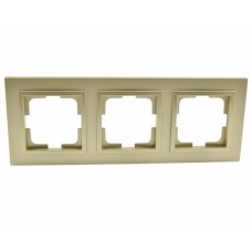 ⚡Рамка трехместная серии Despina (Mono Electric). Цвет Титан