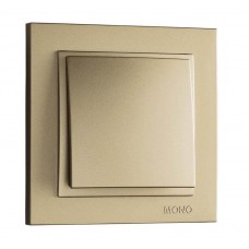 ⚡Выключатель одноклавишный серии Despina (Mono Electric). Цвет Титан