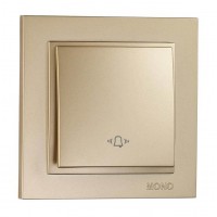 ⚡Кнопка звонка серии Despina (Mono Electric). Цвет Титан