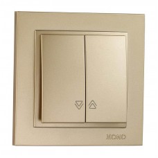 Кнопка управління жалюзі серії Despina (Mono Electric). Колір Титан