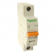 ⚡ Автоматический выключатель Schneider Electric ВА63 Домовой, 10А, 1 полюс (11202)