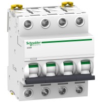⚡Автоматичний вимикач Schneider Electric Acti9 iC60Н, 63А, 4P, С, 10кА (A9F89463) ⚡Автоматичний вимикач Schneider Electric Acti9 iC60Н, 63А, 4P, С, 10кА (A9F89463)