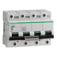 ⚡Автоматичний вимикач Schneider Electric C120N, 100А, крива C, 4 полюса, 10кА (A9N18374)