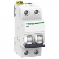 ⚡Автоматичний вимикач Schneider Electric Acti9 iK60N, 20А, 2P, C, 6кА (A9K24220)