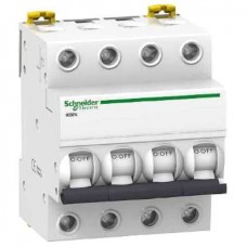 Автоматический выключатель Schneider Electric iK60N, 63А, кривая C, 4-полюсный A9K24463