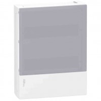 ⚡Щит навесной Mini Pragma прозрачные двери, 2 ряда, 24 модуля, Schneider Electric, Италия (MIP12212T)